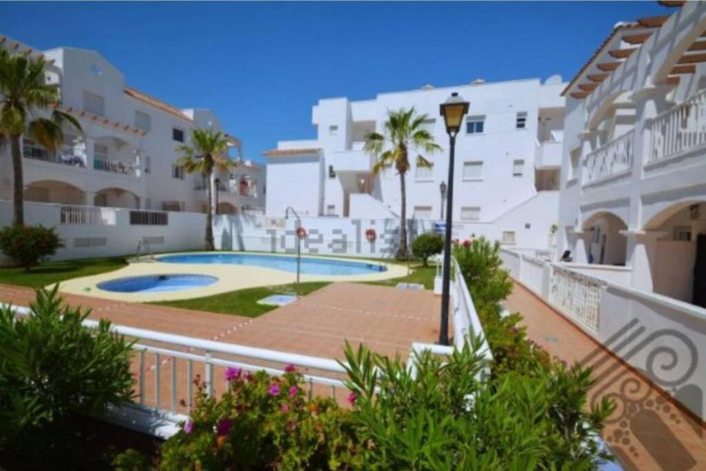 Apartamento-Solarium Playa Marina De La Torre Mojacar Bagian luar foto